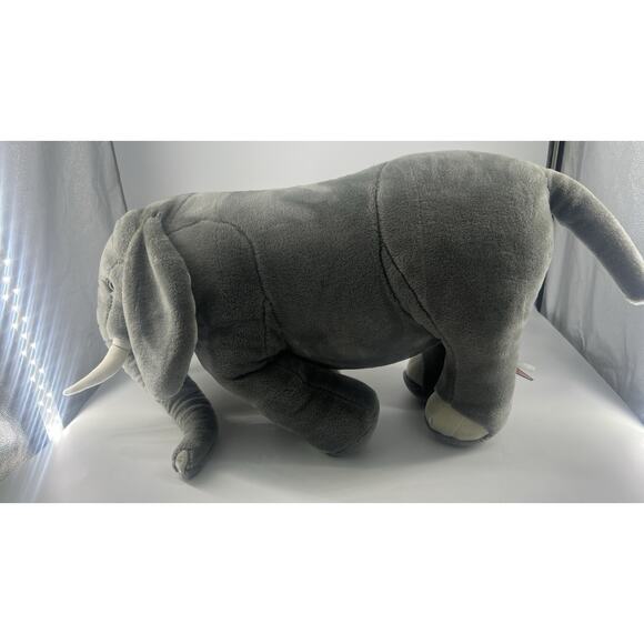 Melissa & Doug Plush Giant Over Sized Elephant Plush Lifelike Stuffed Animal - Picture 1 of 15